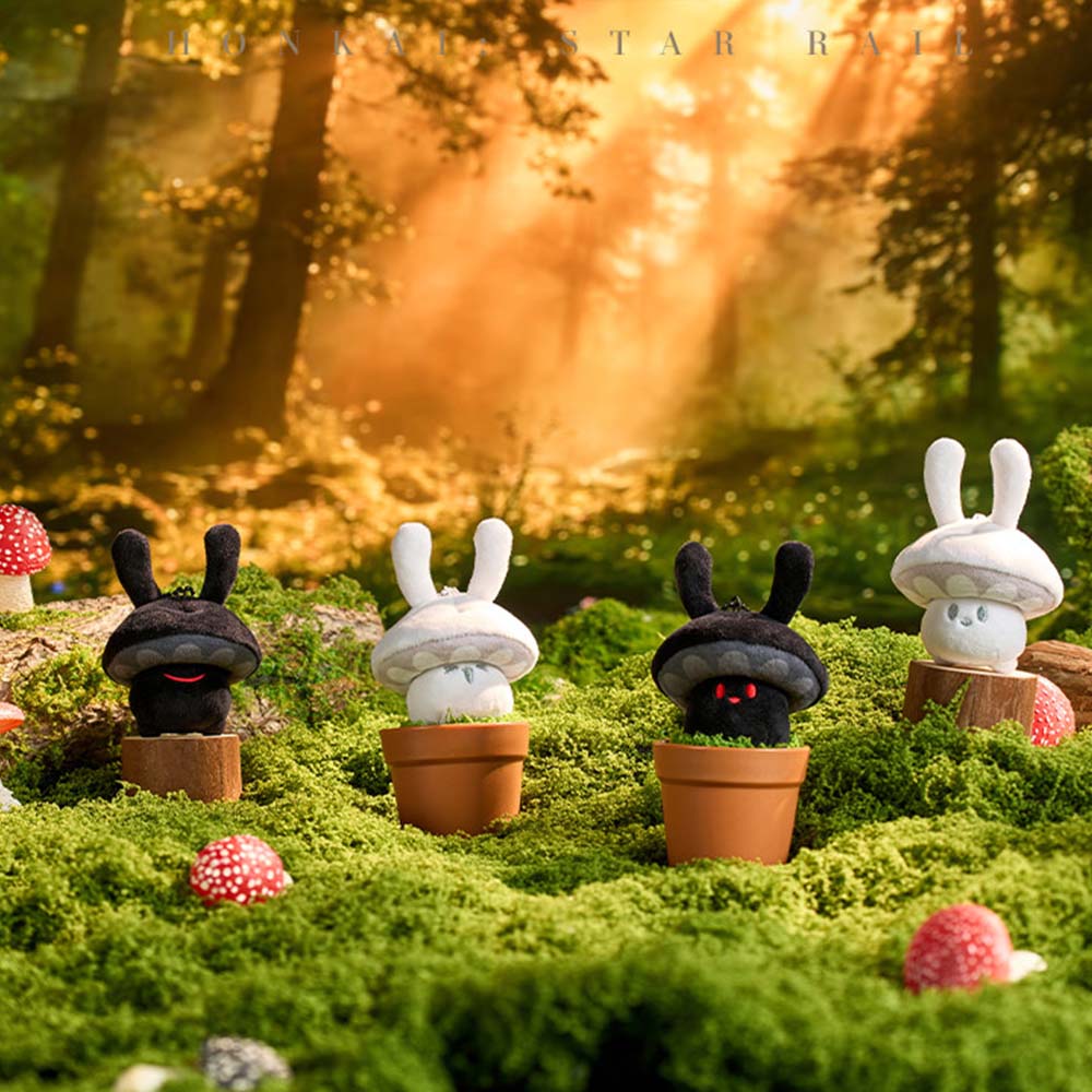 Honkai: Star Rail Bunny Mushroom and Mushroom Ghost Series Plush Doll