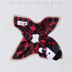 Honkai: Star Rail Bunny Mushroom and Mushroom Ghost Series Plush Hair Scrunchie