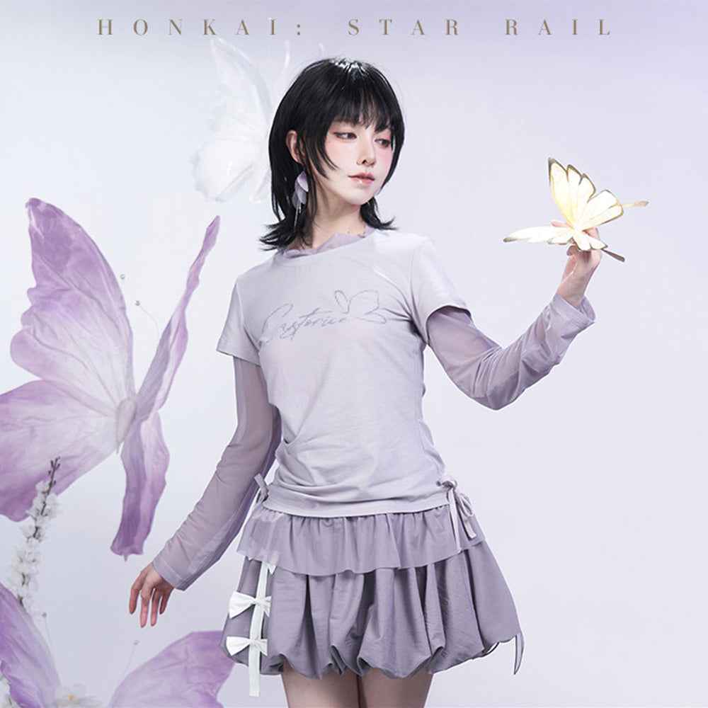 Honkai: Star Rail Castorice Impression Series Layered T-shirt
