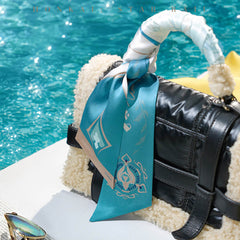 Honkai: Star Rail Character Impression Series Silk Scarf-Aventurine • Waveflair