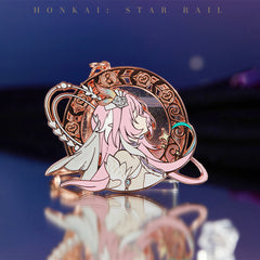 Honkai: Star Rail Cyrene Impression Series Quicksand Metal Keychain