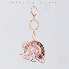 Honkai: Star Rail Cyrene Impression Series Quicksand Metal Keychain