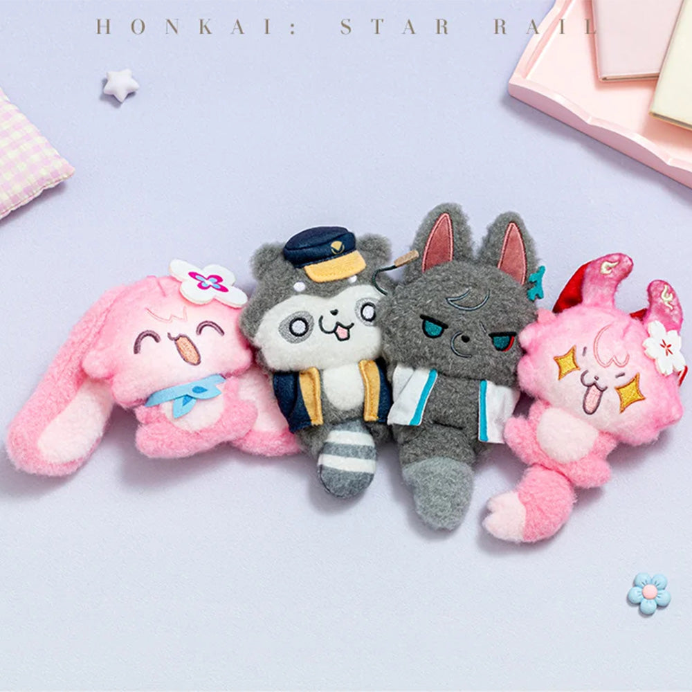 Honkai: Star Rail Fluffy Across the Blue Series Plush Keychain
