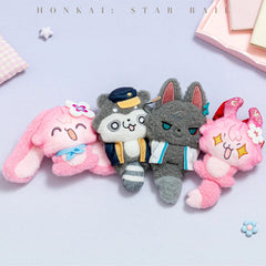 Honkai: Star Rail Fluffy Across the Blue Series Plush Keychain