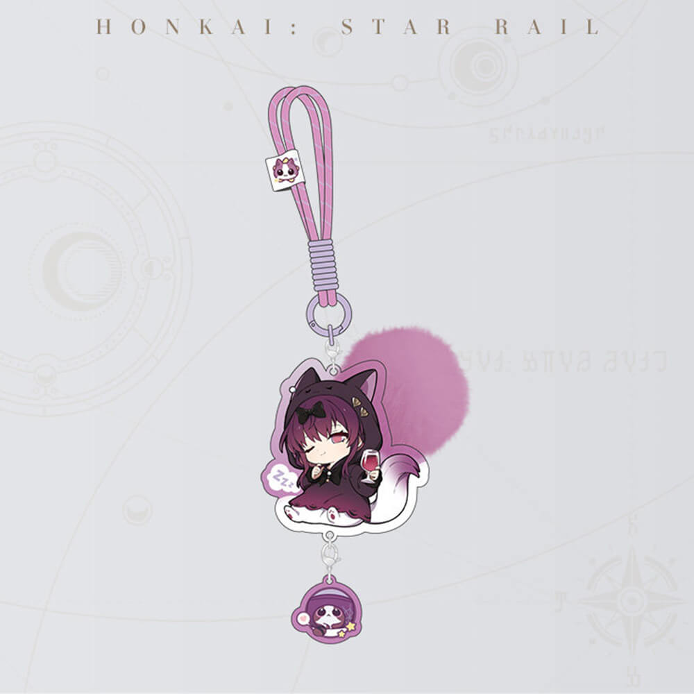 Honkai: Star Rail Girls Dormitory Series Q Version Acrylic Keychain
