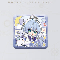 Honkai: Star Rail Girls Dormitory Series Q Version Square Badge