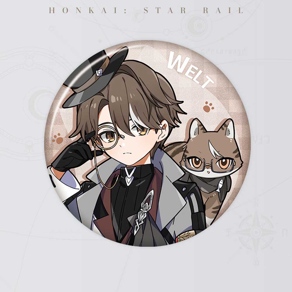 Honkai: Star Rail Little Cat Series Tinplate Badge