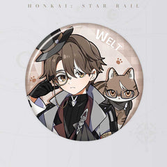 Honkai: Star Rail Little Cat Series Tinplate Badge