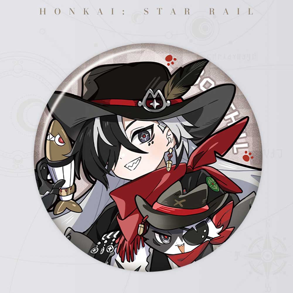 Honkai: Star Rail Little Cat Series Tinplate Badge