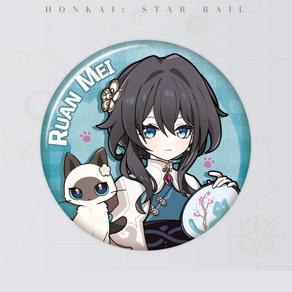 Honkai: Star Rail Little Cat Series Tinplate Badge
