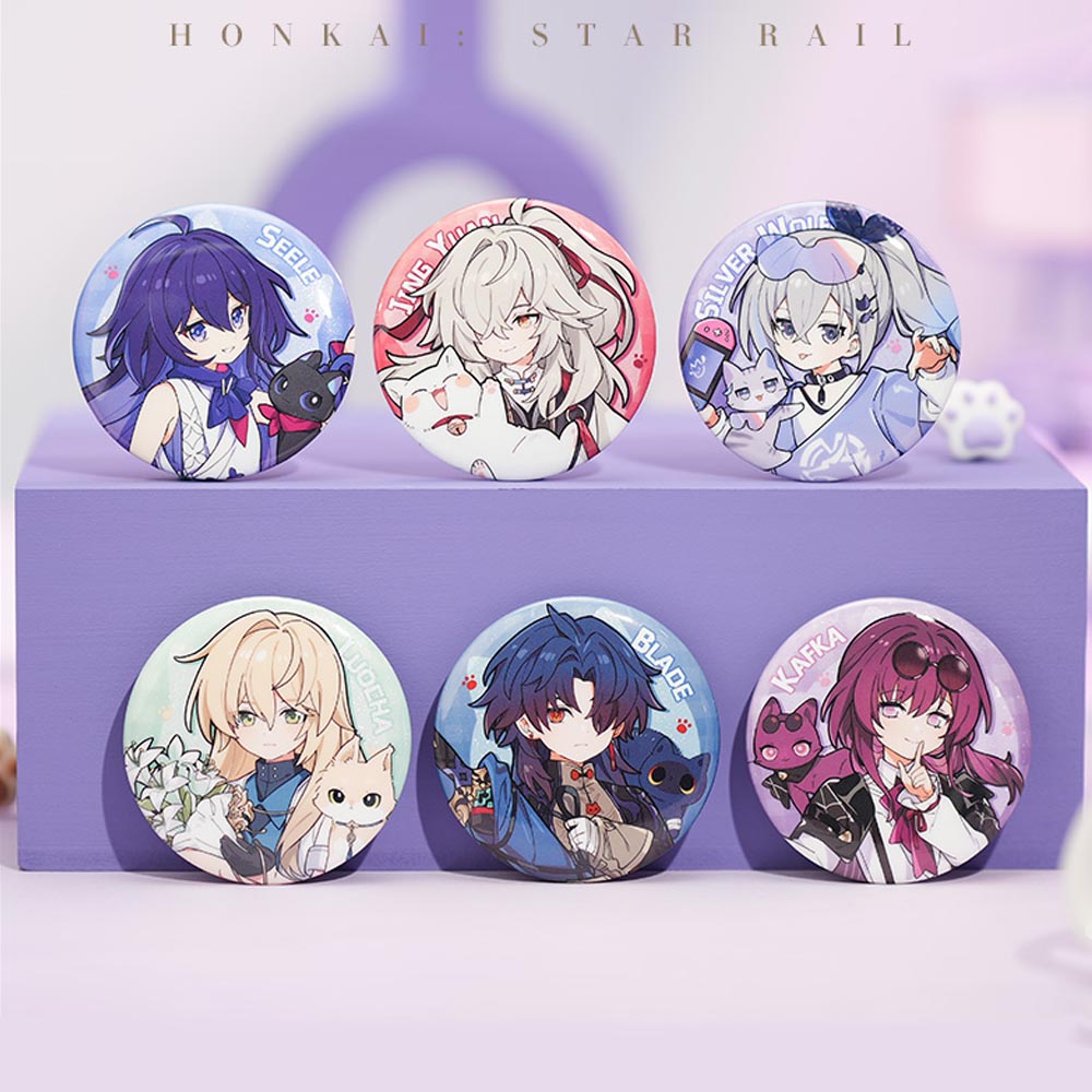 Honkai: Star Rail Little Cat Series Tinplate Badge