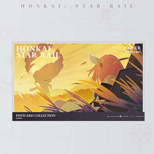 【 Pre order 】Honkai: Star Rail Silver Manuscript of Era Nova Series Postcard Set