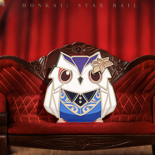 Honkai: Star Rail Owlbert’s Reception Room Metal Badge