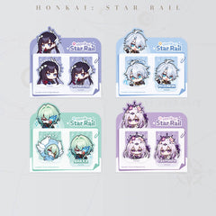 Honkai: Star Rail Pom-Pom Gallery Soft Magnetic Bookmark Set