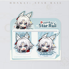 Honkai: Star Rail Pom-Pom Gallery Soft Magnetic Bookmark Set