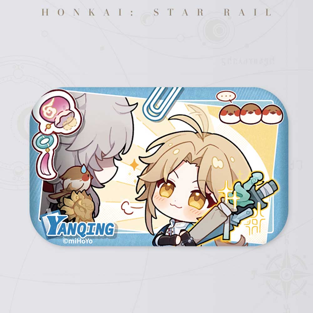 Honkai: Star Rail Pom-Pom Photo Album Series Tinplate Badges