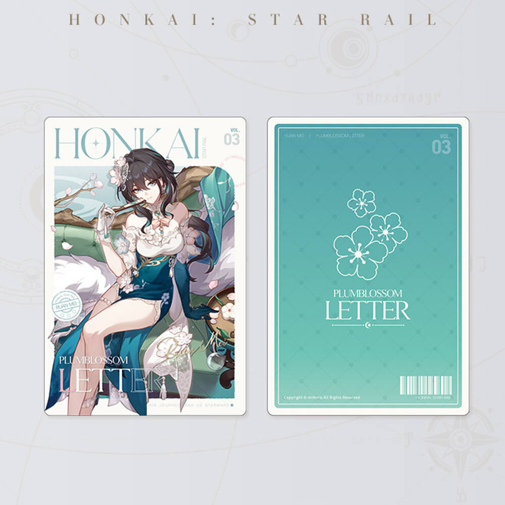 Honkai: Star Rail Ruan Mei Plumblossom Letter Series Merch