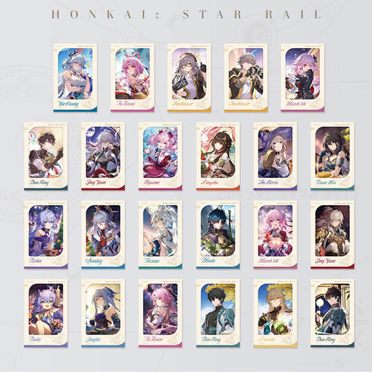 Honkai: Star Rail Stellar Sea Celebration Series Faux Film Cards