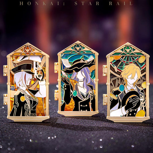 Honkai: Star Rail Stoneheart’s Oath Ring Series Metal Badges