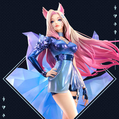 League of Legends K/DA ALLOUT Ahri 1/7 Scale Figure