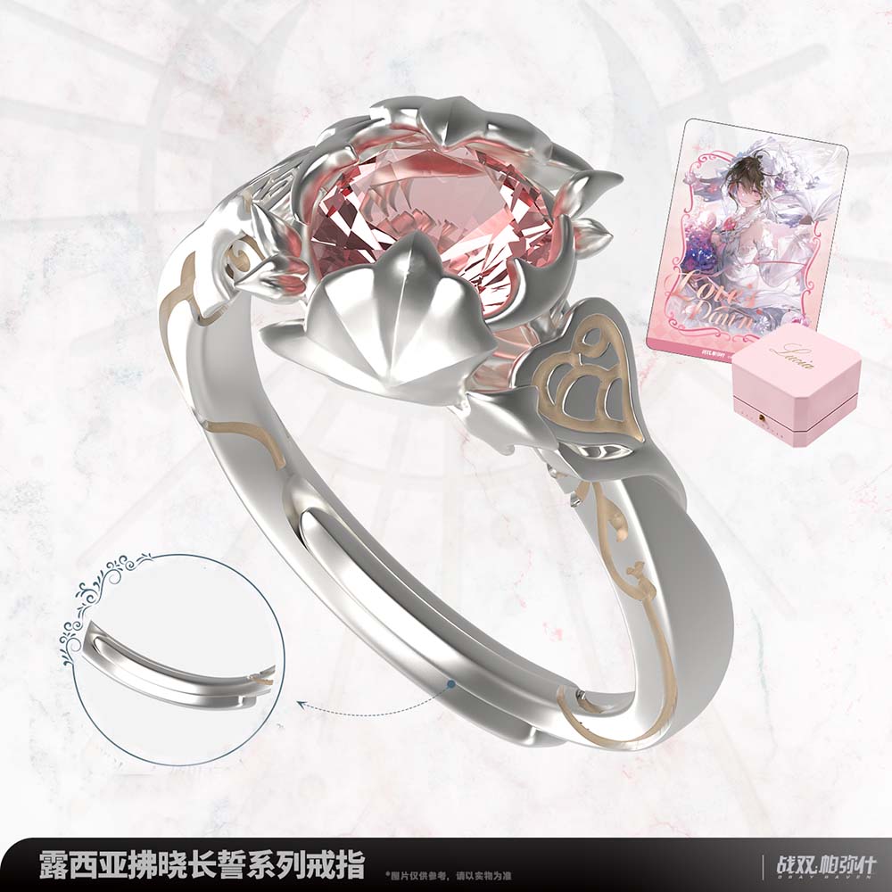 Punishing: Gray Raven Lucia 925 Sterling Silver Ring Set