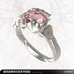 Punishing: Gray Raven Lucia 925 Sterling Silver Ring Set