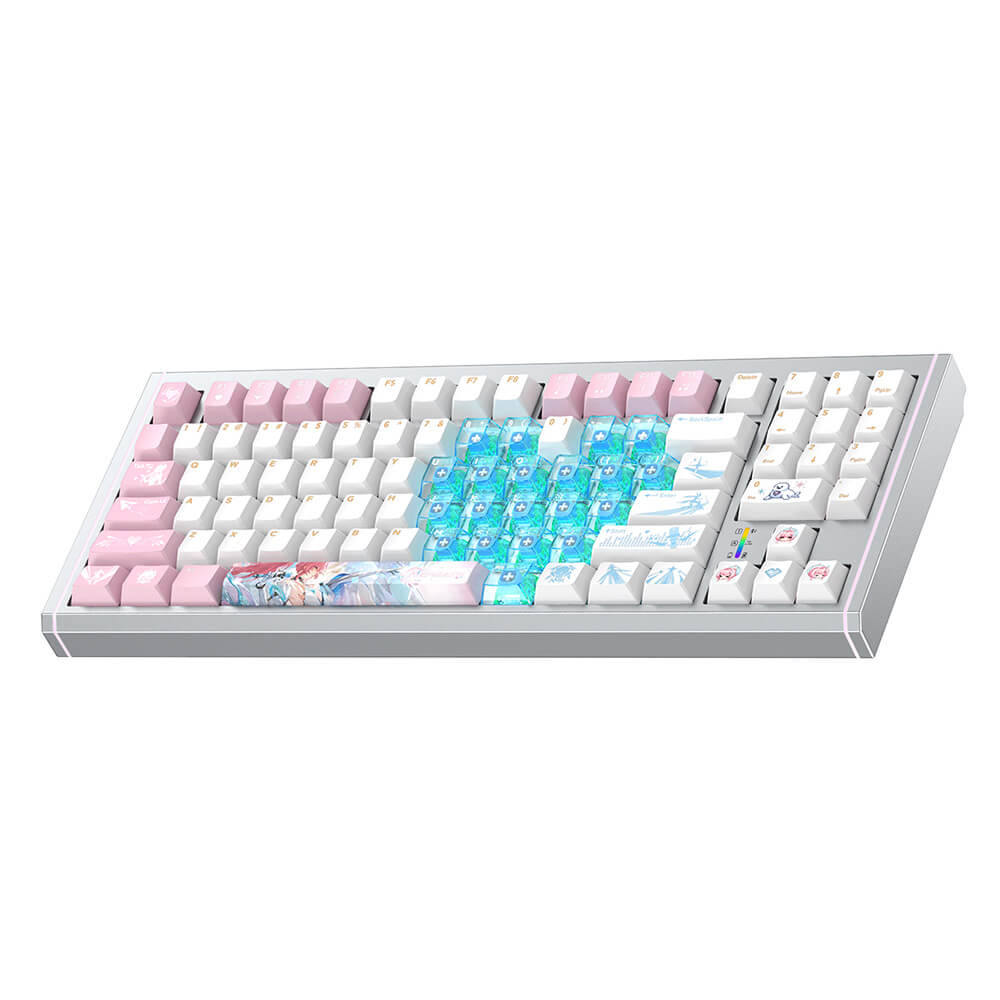 Wuthering Waves Aemeath Snowfluff Whispers Themed Keyboard