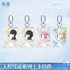 Wuthering Waves Entry Permit Series ID Card Keychain