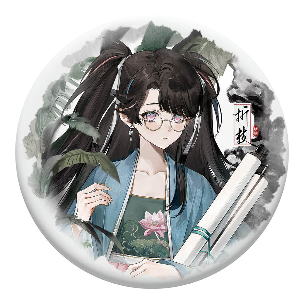 Wuthering Waves Inkwash Reverie Series Tin Badge