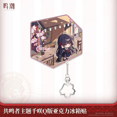 Wuthering Waves Resonator Themed Chibi Chisa Acrylic Fridge Magnet