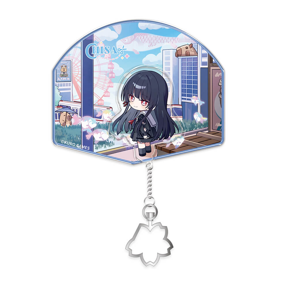 Wuthering Waves Resonator Themed Chibi Chisa Acrylic Fridge Magnet