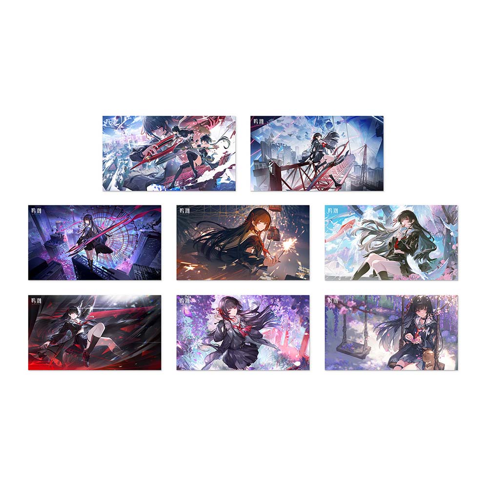 Wuthering Waves Resonator Themed Graphic Postcard Set