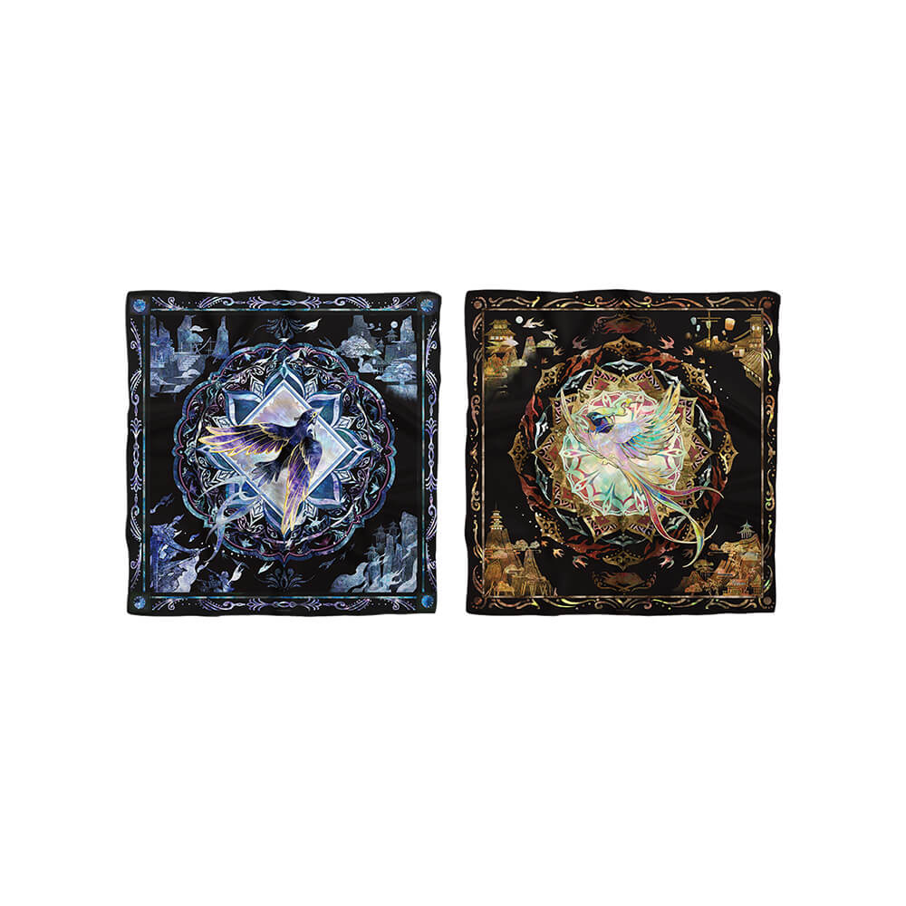 Wuthering Waves Resonator Themed Reversible Square Silk Scarf