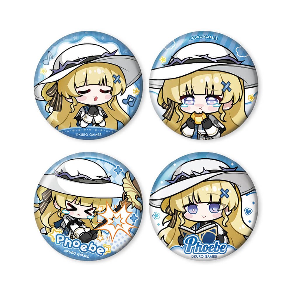 Wuthering Waves Sticker Series Mini Badge Set