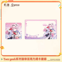 Wuthering Waves Two Yeah Series Badge & Acrylic Clear Card Set