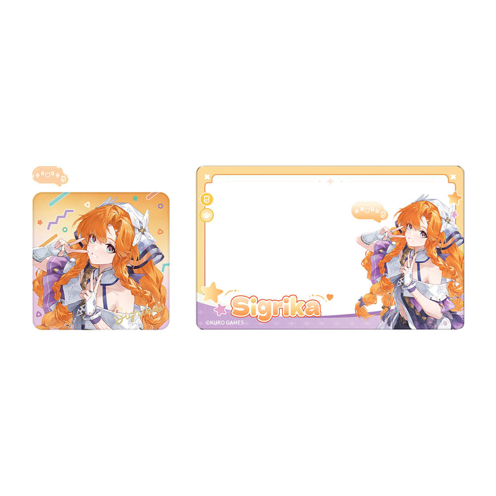 Wuthering Waves Two Yeah Series Badge & Acrylic Clear Card Set