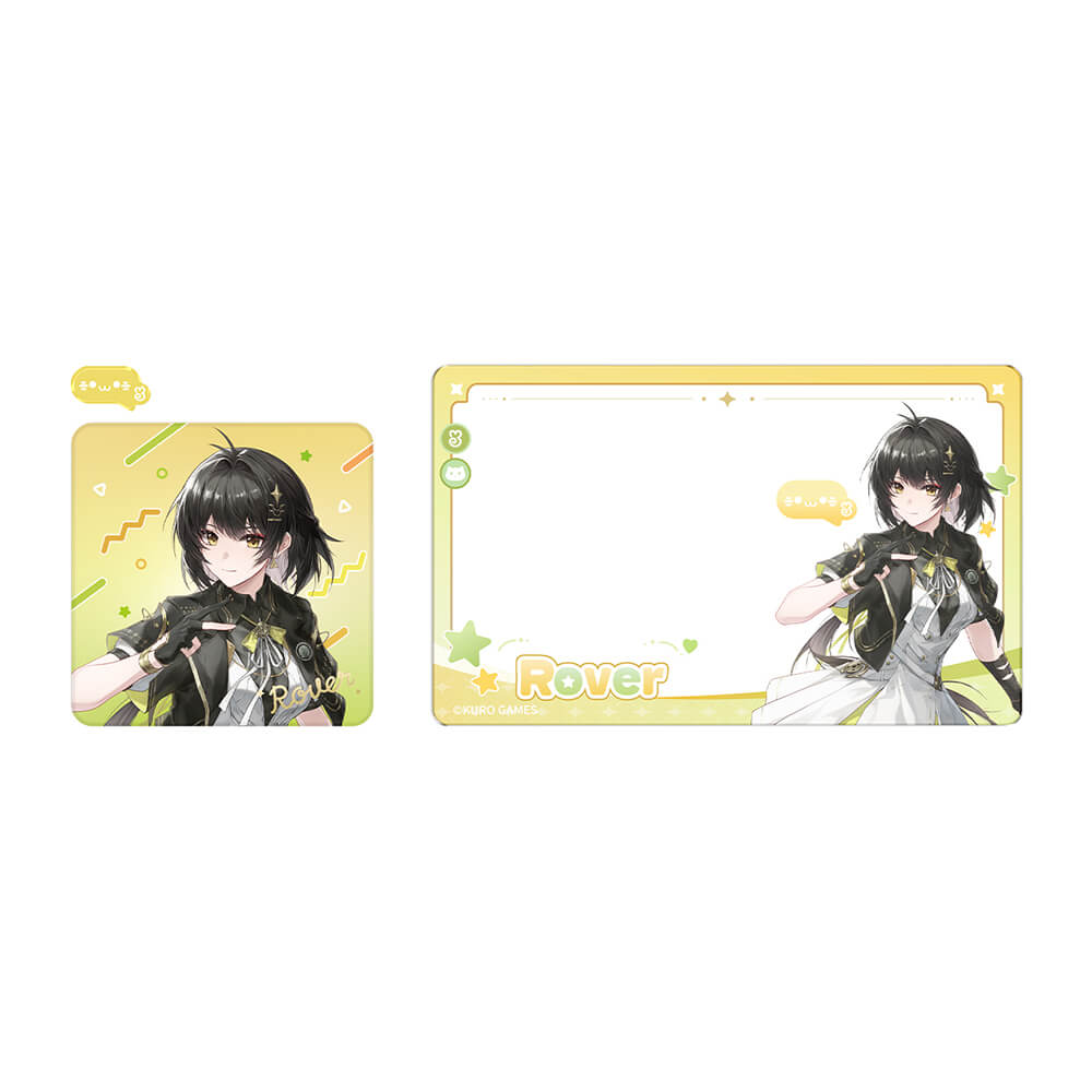 Wuthering Waves Two Yeah Series Badge & Acrylic Clear Card Set