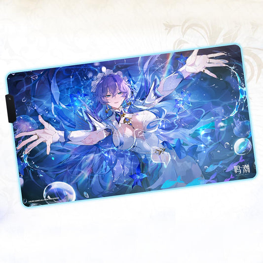Wuthering Waves Resonator Theme Cantarella RGB Glowing Mouse Pad