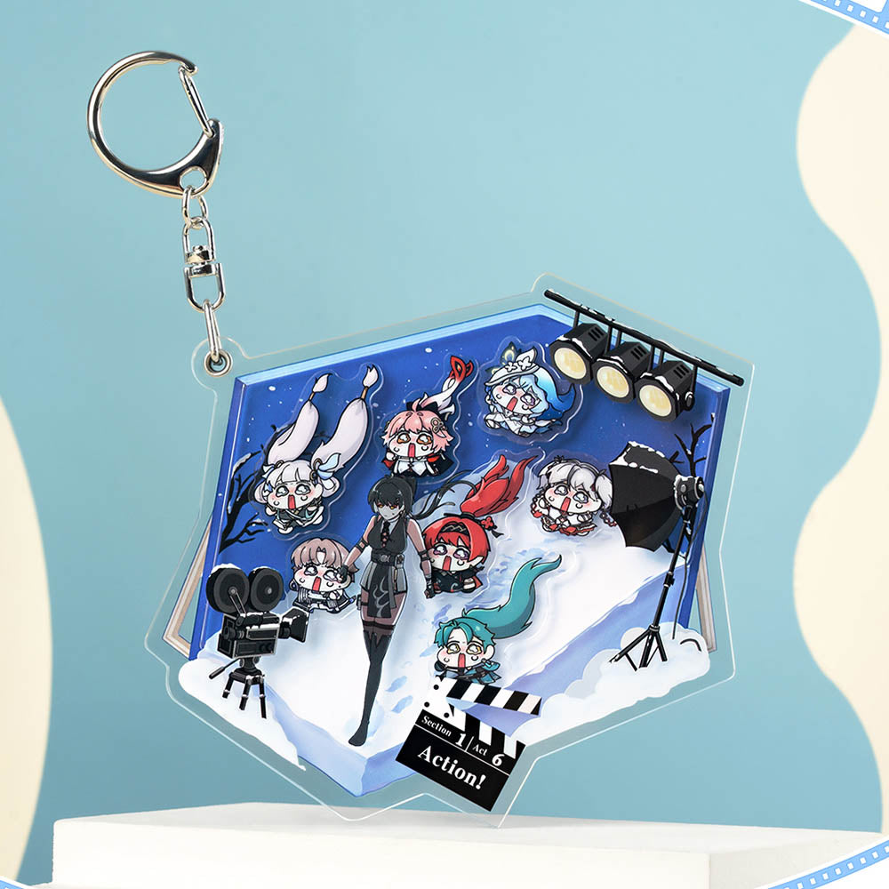 Wuthering Waves Resonator Theme Happy Shake Keychain