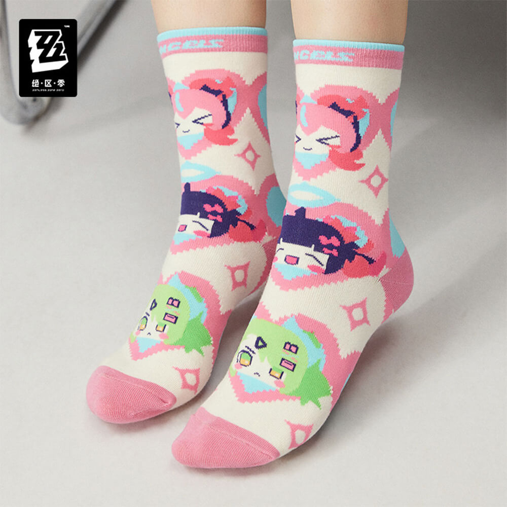 Zenless Zone Zero 3Z STUDIO Angels of Delusion Socks-3Styles