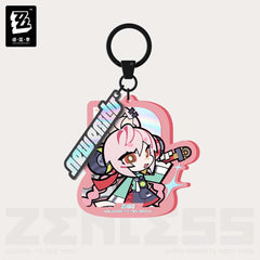 Zenless Zone Zero Krampus Compliance Authority Q Version Acrylic Pendant