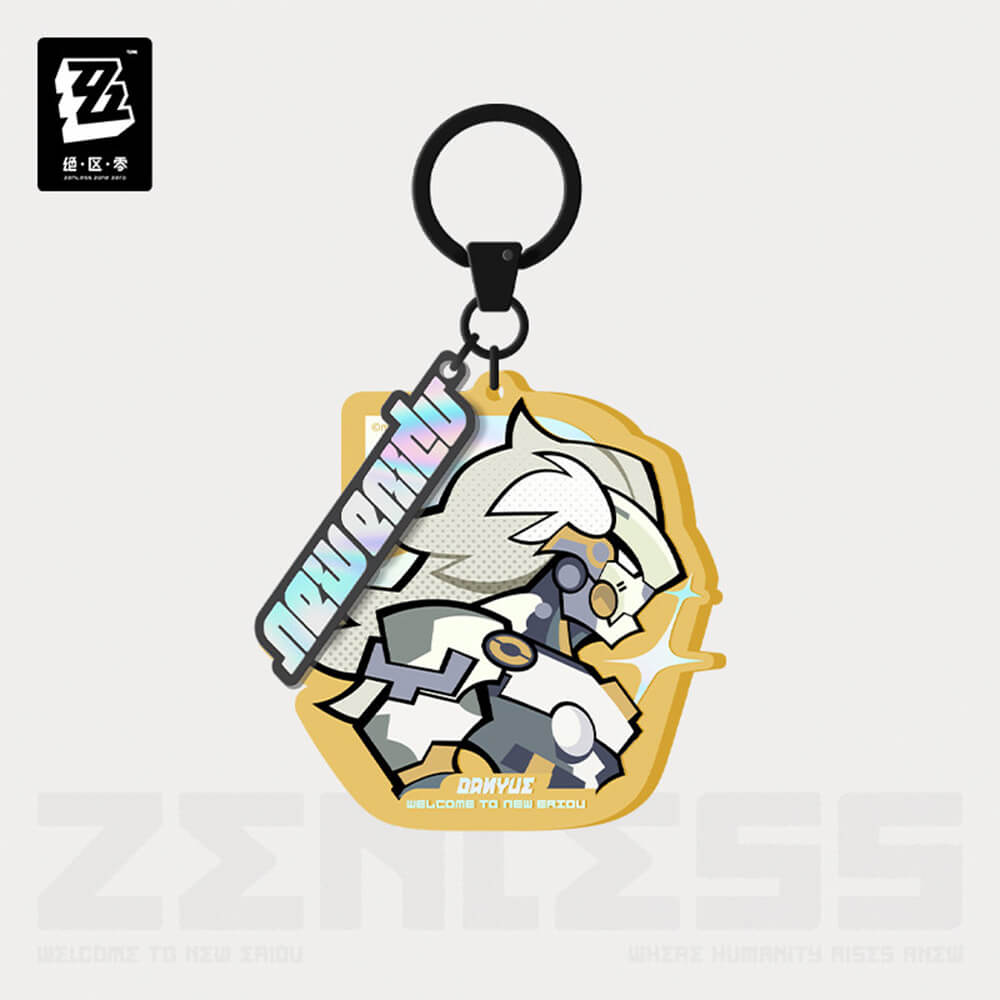 Zenless Zone Zero Krampus Compliance Authority Q Version Acrylic Pendant