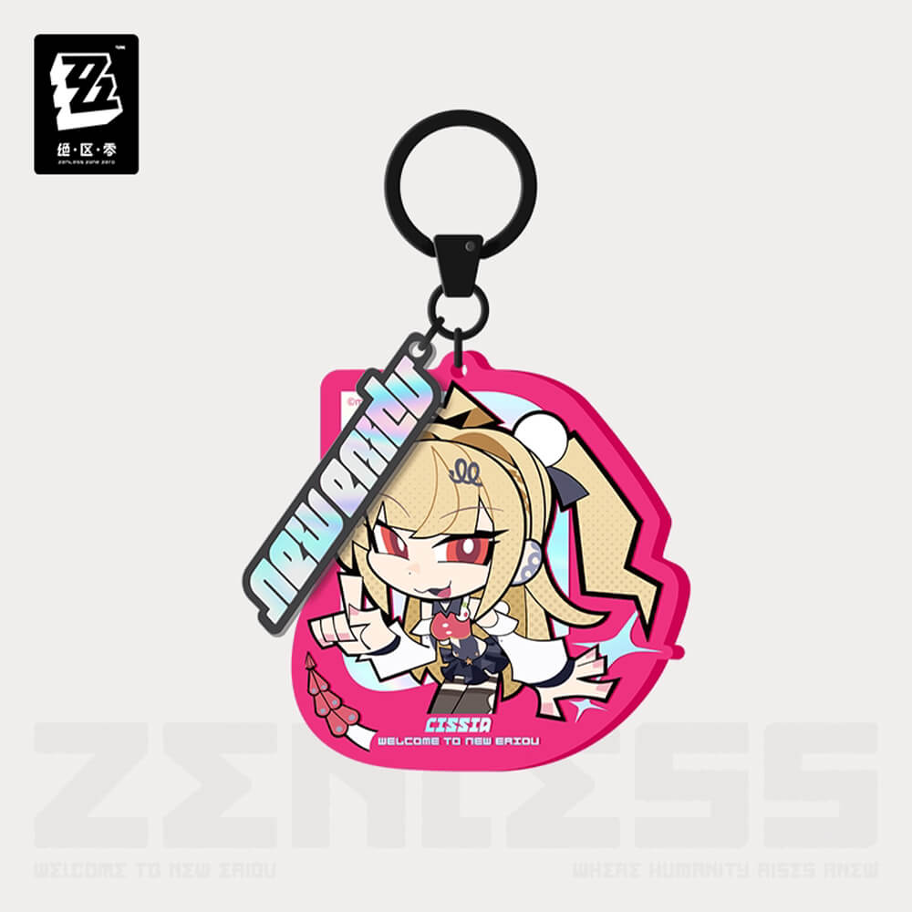 Zenless Zone Zero Metropolitan Order Division Q Version Acrylic Pendant