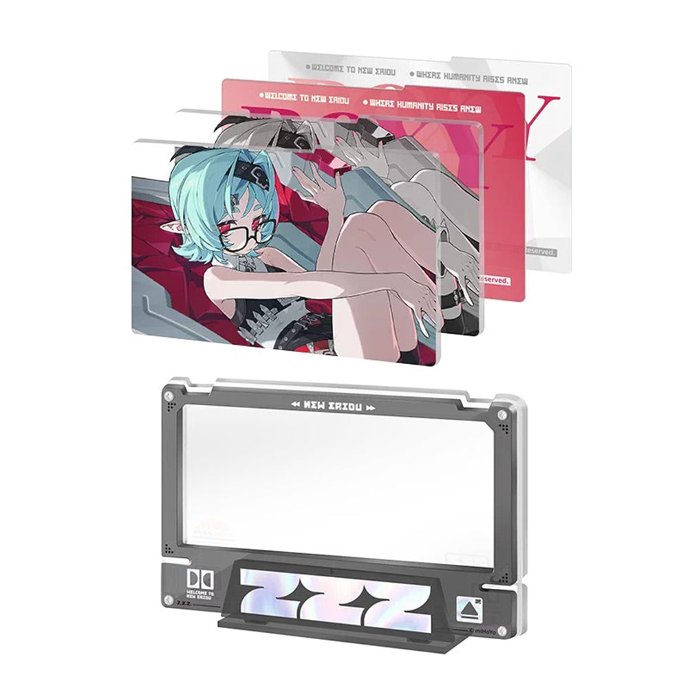 Zenless Zone Zero Mindscape Cinema Series Flint Workshop Framed Acrylic Standee Set