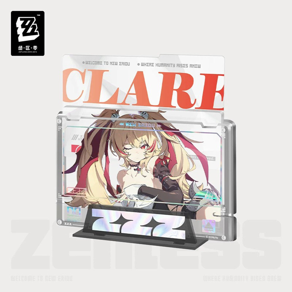 Zenless Zone Zero Mindscape Cinema Series Flint Workshop Framed Acrylic Standee Set