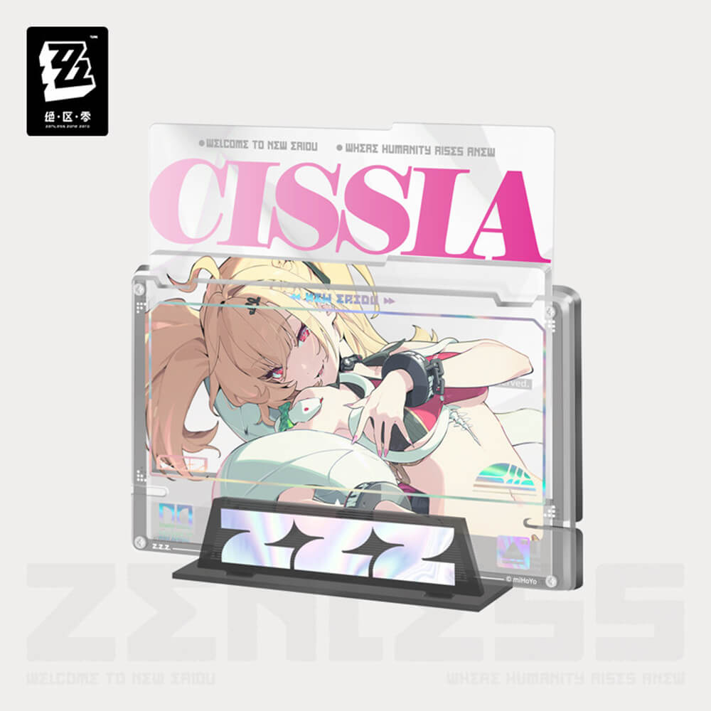 Zenless Zone Zero Mindscape Cinema Series Metropolitan Order Division Framed Acrylic Standee Set