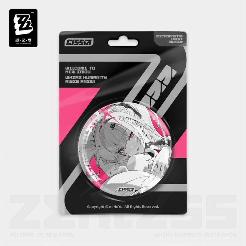 Zenless Zone Zero Mindscape Cinema Series Metropolitan Order Division Reflective Badge
