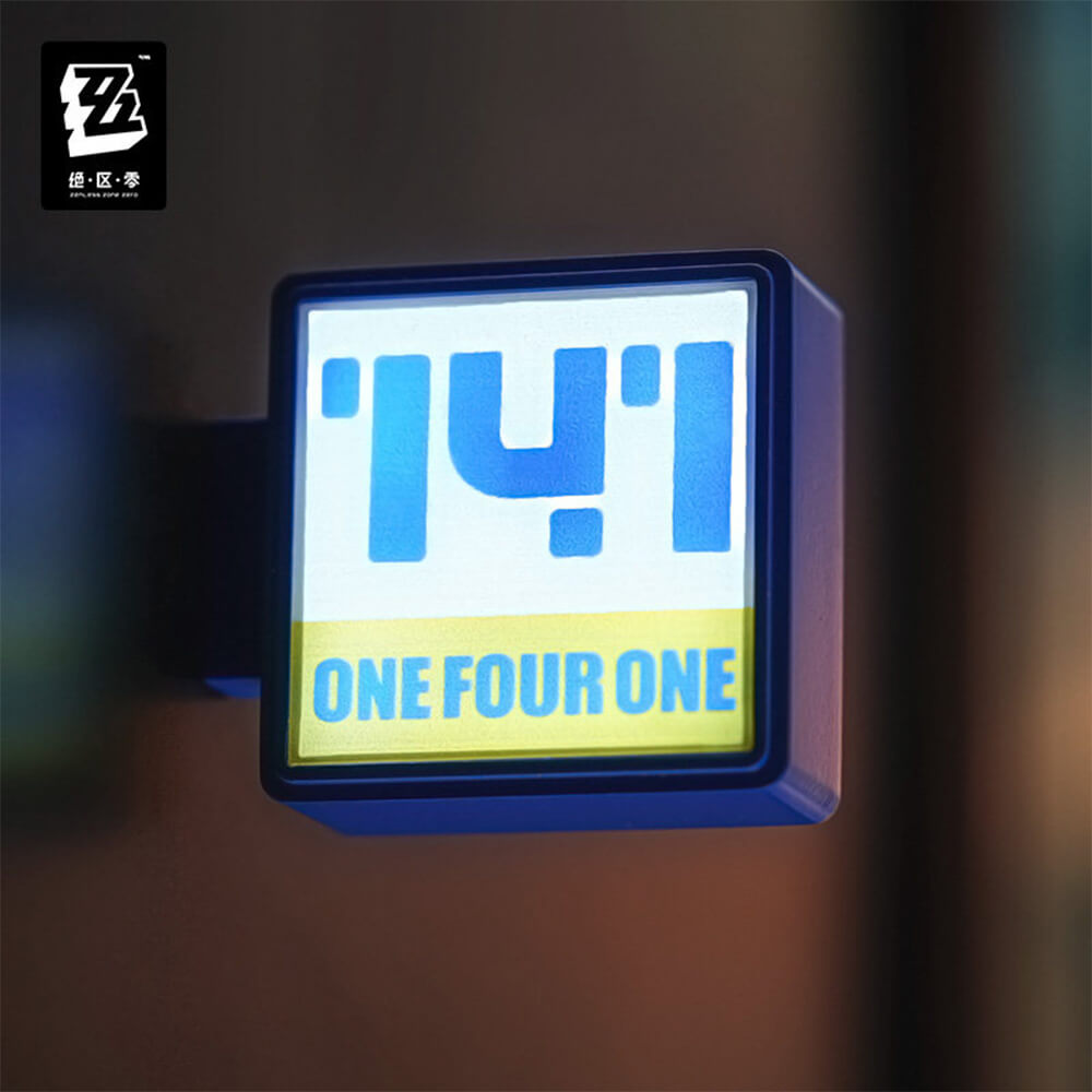 Zenless Zone Zero New Eridu Select Series Store Sign Light Fridge Magnet