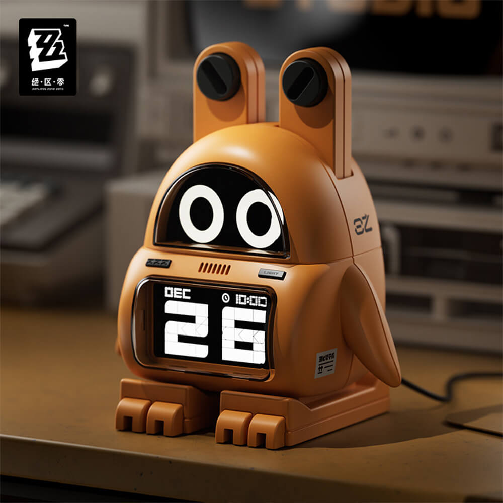 Zenless Zone Zero On The Table Series “Bangboo” Digital Calendar Alarm Clock
