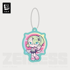 Zenless Zone Zero PINK Sugar Rush Series Angels of Delusion Chibi Acrylic Keychain